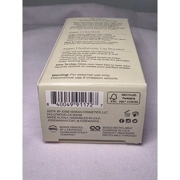 Josie Maran I'll Have What She's Having Argan Lip & Cheek Set NIB Nude Pink - Picture 10 of 14